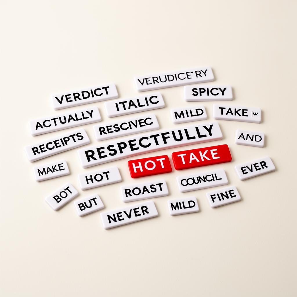 Roast magnetic word poetry set