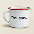 The Roast enamel mug